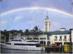 Aloha Tower Rainbow